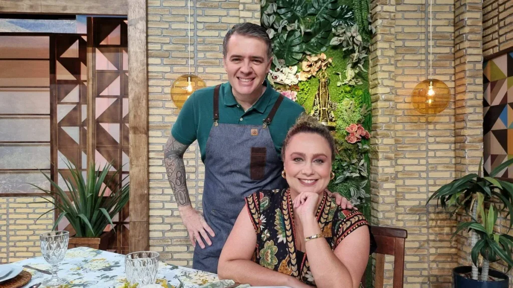 Imagem 1 Bianca laua e chef leo by juana tannus destaque do artigo Chef Léo Roncon ensina a fazer o petisco Grissini