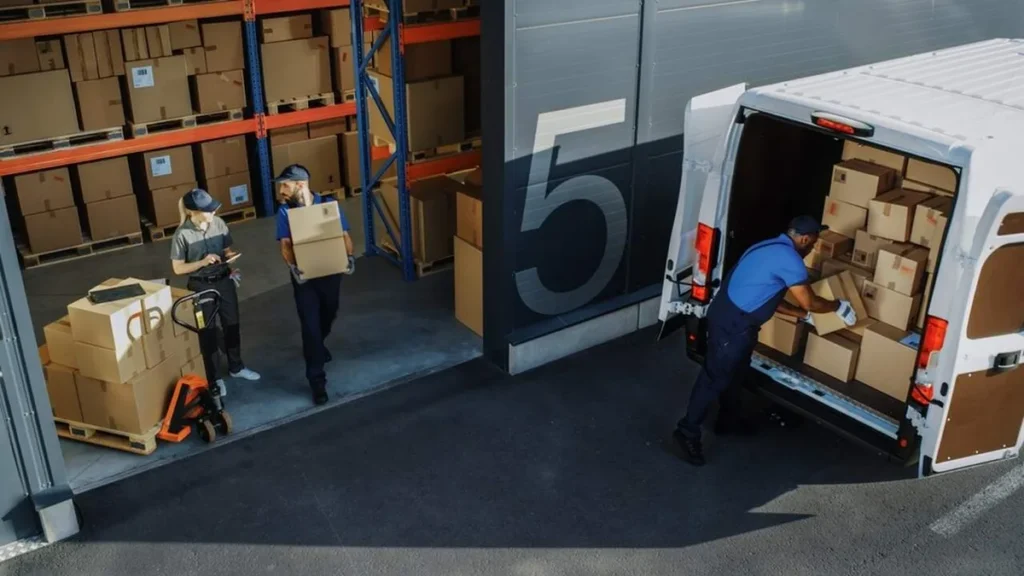 Imagem Caminhao de entregas de compras online do artigo Entregas on-line: tendências para este mercado em expansão