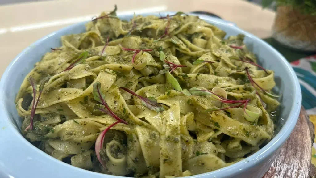 Imagem macarrao ao pesto do artigo Macarrão ao Pesto - Santa Receita