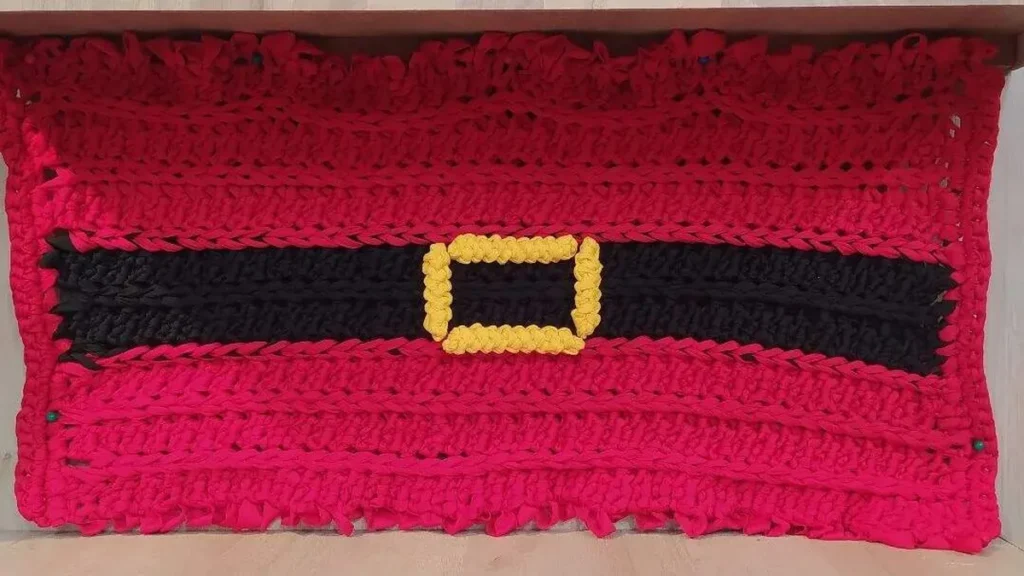 Imagem tapete de croche do artigo Tapete de chão em Crochê de Grampo - Faça Você Mesmo