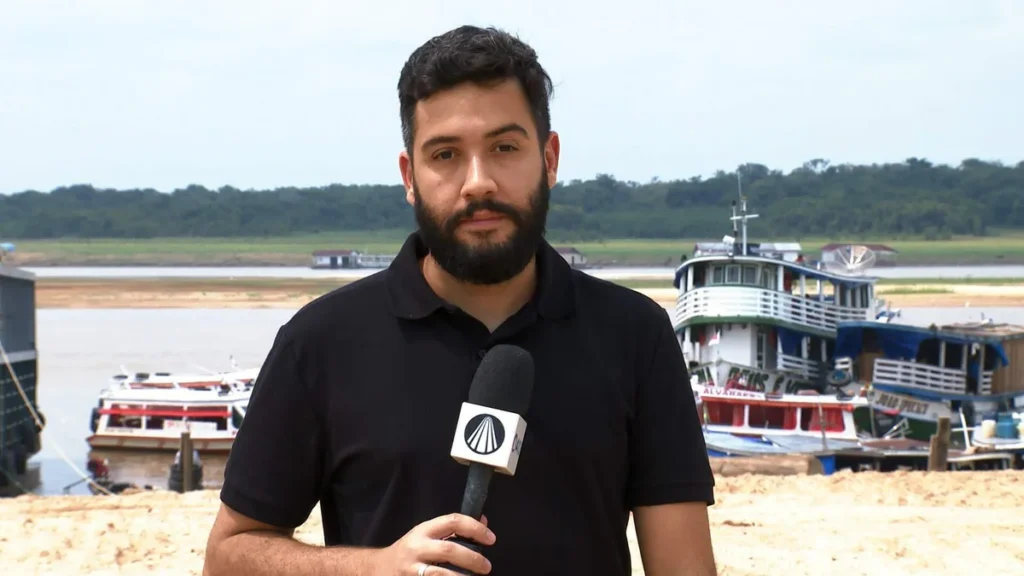 Imagem ArqA 1 do artigo "Arquivo A" mostra os impactos da seca histórica no Amazonas