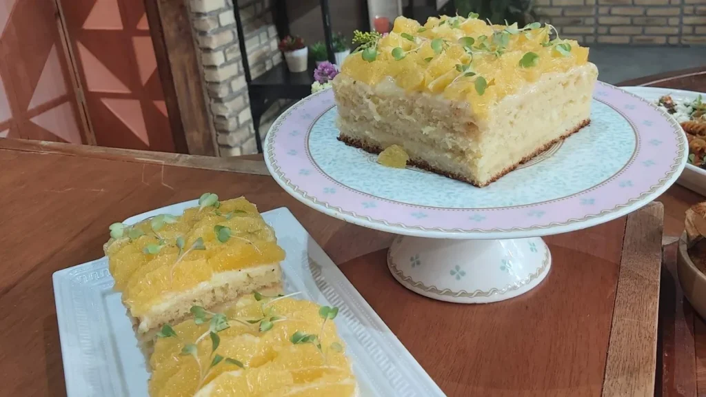 Imagem Bolo de laranja com brigadeiro de laranja do artigo Bolo de Laranja com Brigadeiro de Laranja – Sabor de Vida