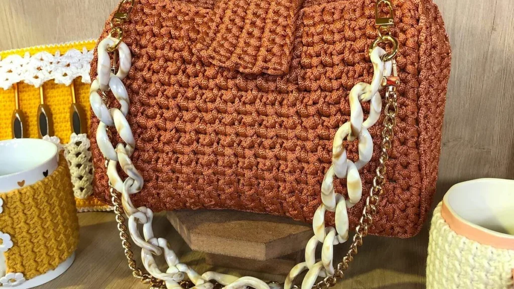 Imagem Bolsa charme em croche do artigo Bolsa charme em crochê – Faça Você Mesmo