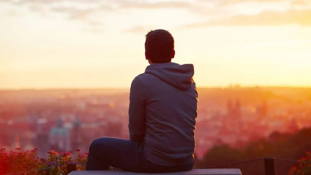 Imagem Ceu e jovem do artigo “Se morrermos com Cristo, com Ele ressuscitaremos na glória de Deus Pai”