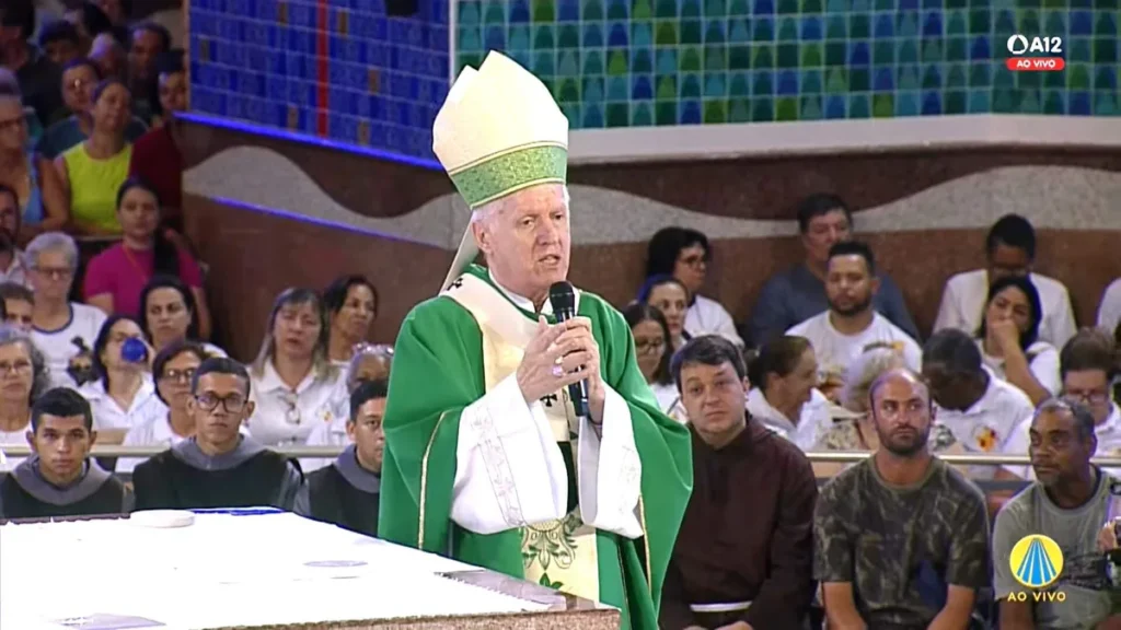 Imagem Dom Orlando preside missa do 7 Dia Mundial dos Pobres do artigo Santuário Nacional celebra Dia Mundial dos Pobres com a presença de pastorais sociais