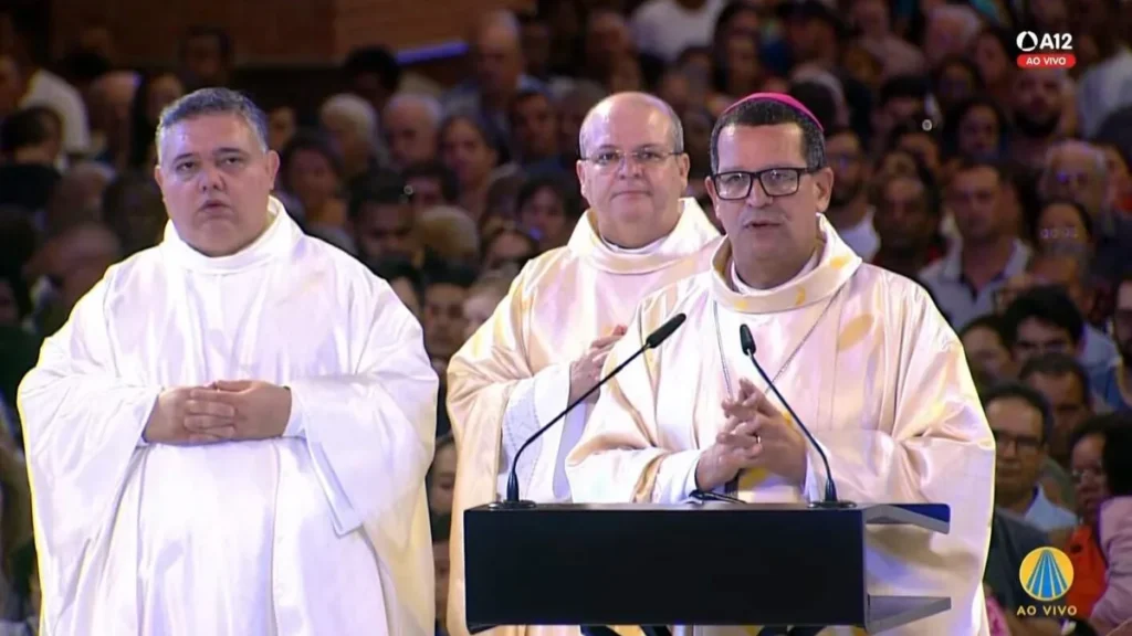 Imagem Santuario Nacional do artigo Santuário Nacional recebe duas Romarias, somando mais de 90 ônibus de devotos