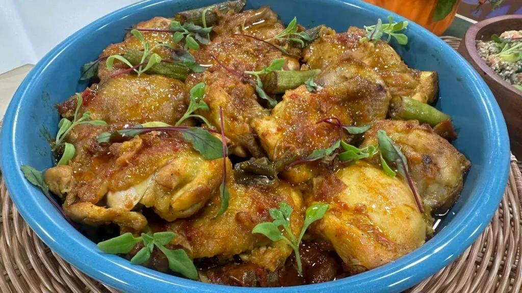 Imagem frango com quiabo do artigo Frango com Quiabo - Santa Receita
