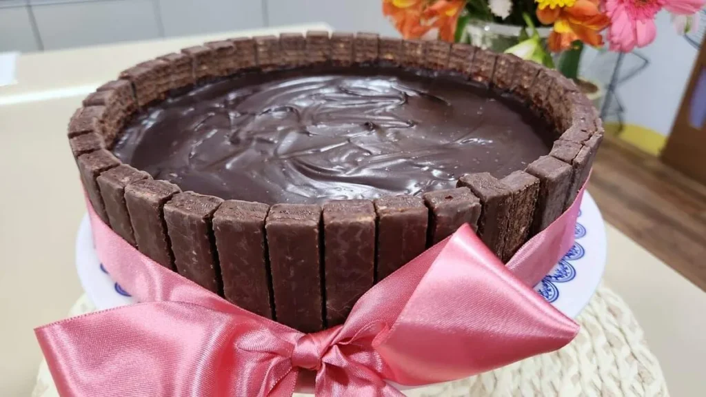 Imagem sobremesa do artigo Torta de Maracujá com Chocolate - Santa Receita