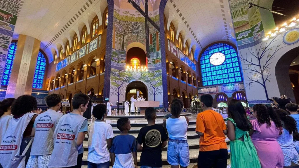 Imagem 2 romaria nacional do terco das criancas do artigo Santuário Nacional acolhe a 2ª Romaria do Terço das Crianças