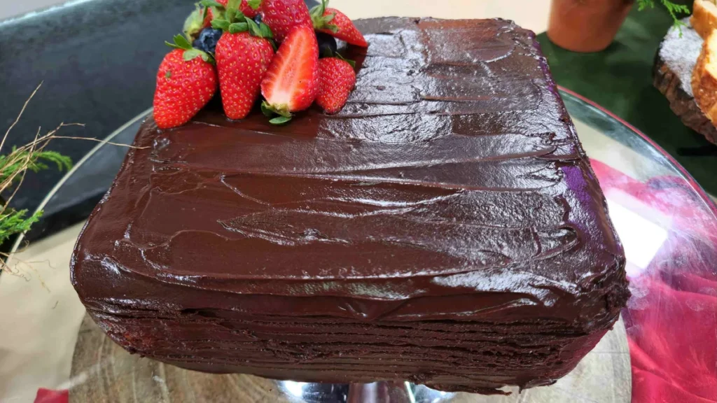 Imagem tprta de cenoura com chocolate do artigo Torta de Cenoura com Chocolate - Santa Receita