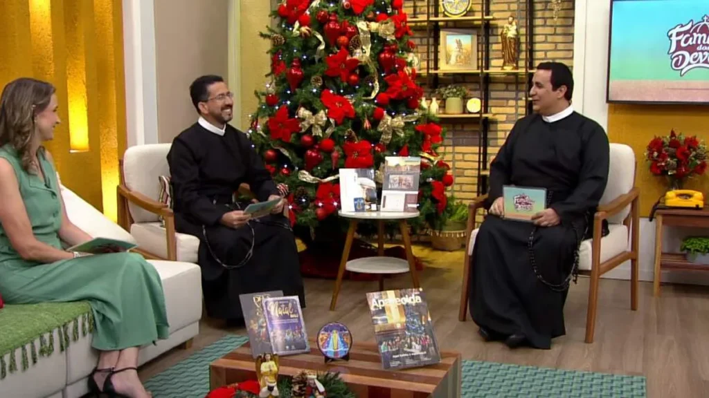 Imagem participacao Pe Heliomarcos do artigo Pe. Heliomarcos faz uma retrospectiva de 2023 na Casa da Mãe Aparecida