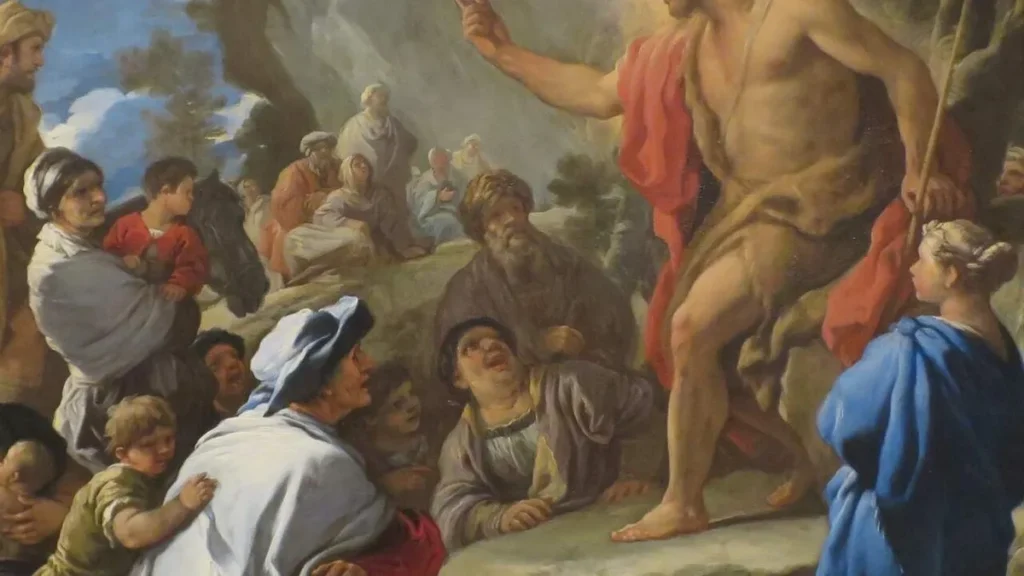 Imagem Joao Batista pregando sobre Jesus do artigo Alegrai-vos no Senhor! Confira a homilia deste domingo (17)