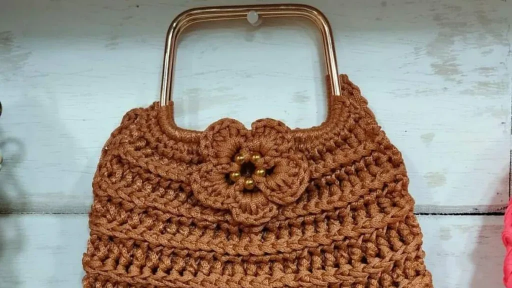 Imagem bolsa croche do artigo Bolsa delicada em crochê (Fio náutico 3mm) - Faça Você Mesmo