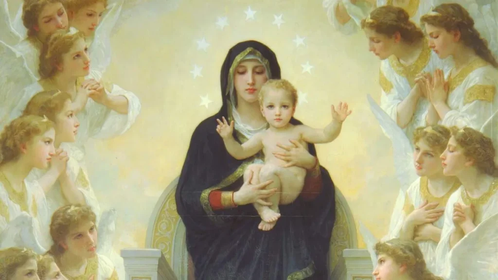 Imagem Nossa Senhora e Jesus do artigo Os títulos de Jesus: O Verbo Divino