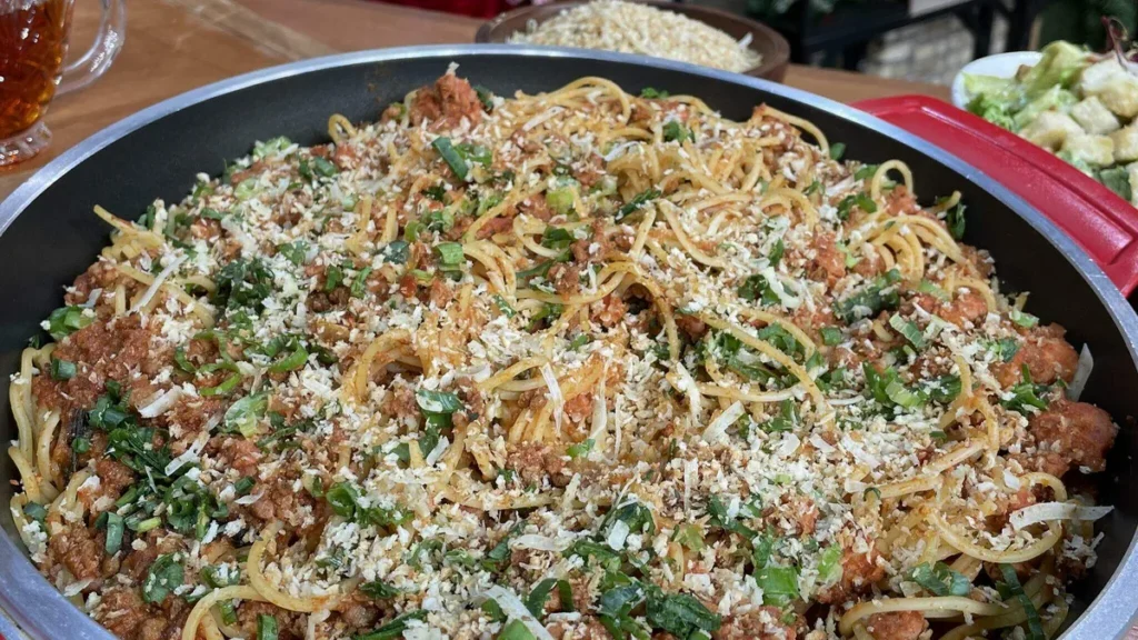 Imagem Bolonhesa de Carne e Linguica com Espaguete do artigo Bolonhesa de Carne e Linguiça com Espaguete – Sabor de Vida