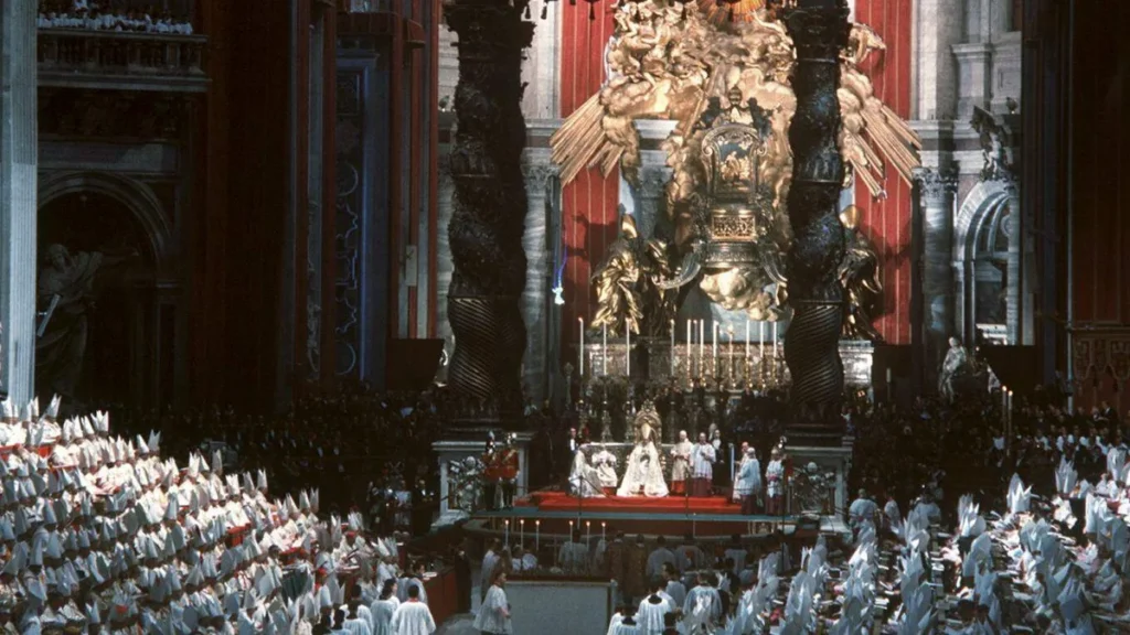 Imagem Concilio Vaticano II do artigo Reformas na comunicação e liturgia da Igreja Católica completam 60 anos