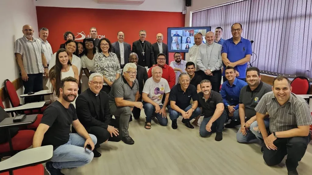 Imagem ENCONTRO DE RADIOS CATOLICAS do artigo Encontro de Rádios busca sinodalidade, o planejamento e a organização