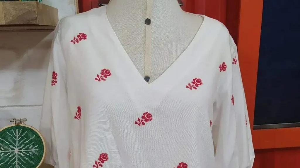Imagem camisa ano novo do artigo Camisa de Ano Novo bordada em Ponto Cruz - Faça Você Mesmo