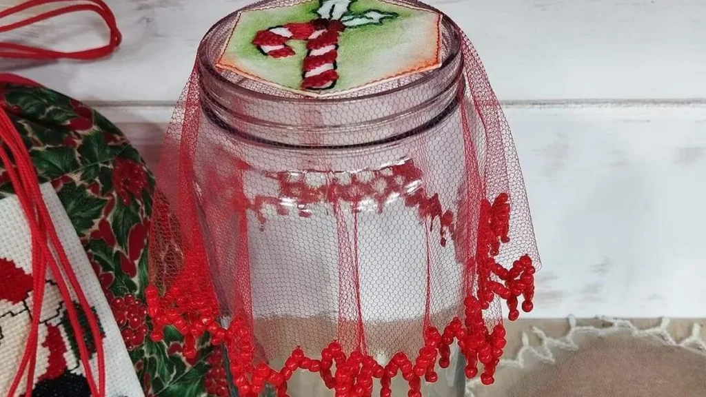 Imagem cobre jarra do artigo Cobre jarra ou copo decorado com bordado - Faça Você Mesmo