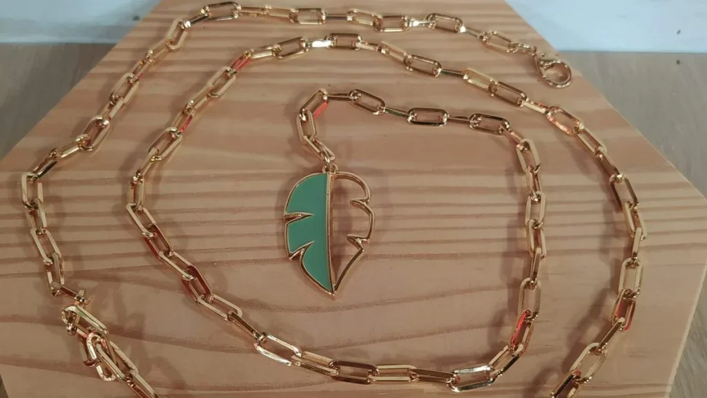 Imagem corrente do artigo Cinto e Pulseira de corrente e Brincos - Faça Você Mesmo