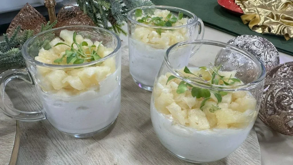 Imagem mousse de abacaxi do artigo Mousse de Abacaxi - Santa Receita