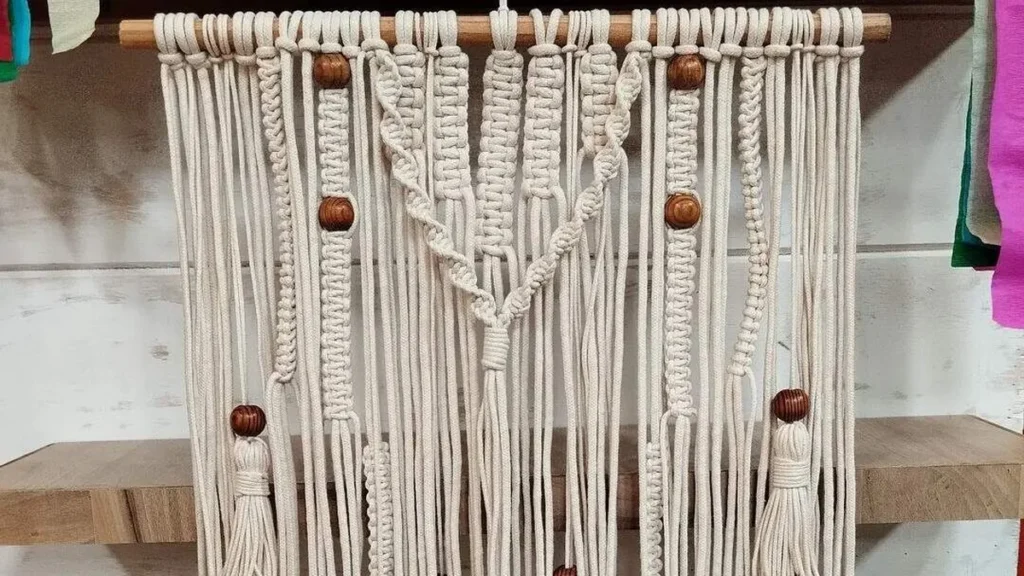 Imagem painel em macrame do artigo Painel em Macramê (Acabamento) - Minicurso Faça Você Mesmo