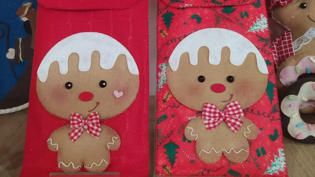 Imagem porta chocolate do artigo Porta-chocolate em feltro - Faça Você Mesmo