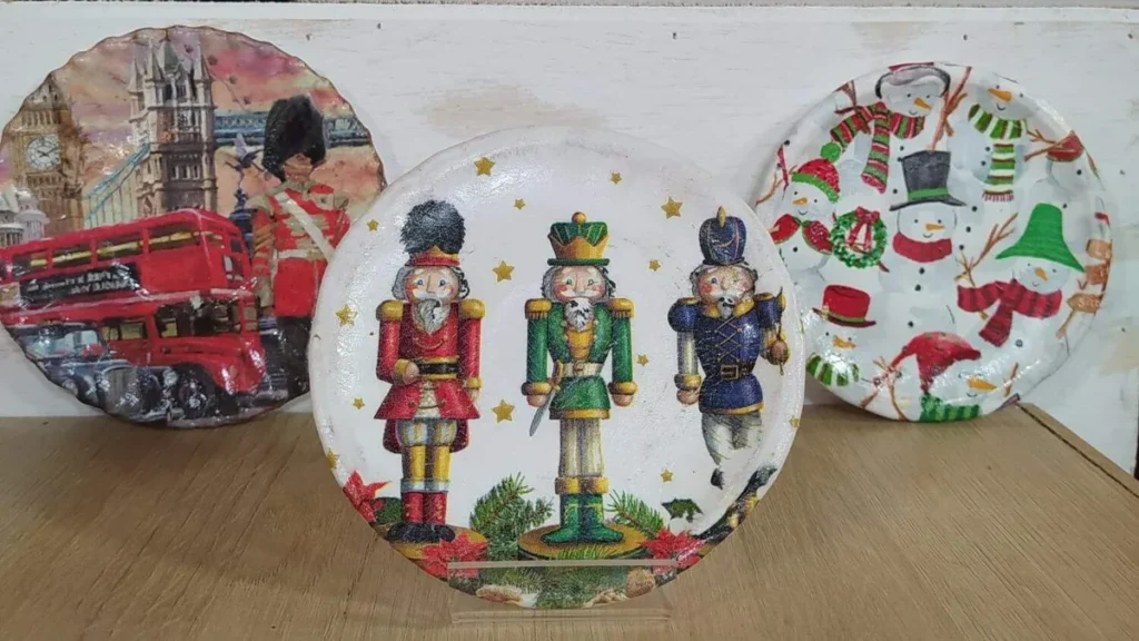 Imagem pratos do artigo Pratos para decoração em parede em Decoupage - Faça Você Mesmo