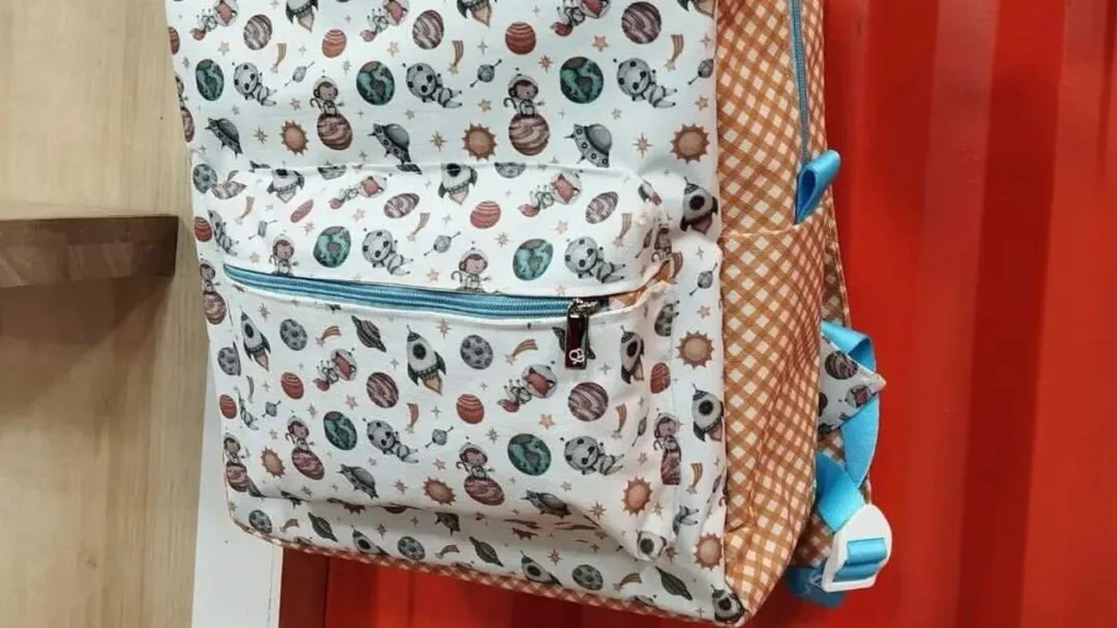 Imagem bolso mochila do artigo Mochila Escolar Minicurso: Aula 2 - Faça Você Mesmo