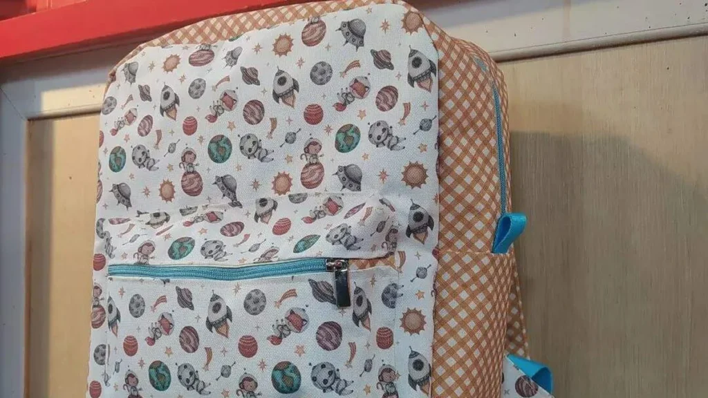Imagem mochila do artigo Mochila Escolar Minicurso: Aula 3 - Faça Você Mesmo