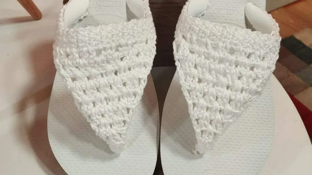 Imagem chinelo croche do artigo Chinelo em crochê - Faça Você Mesmo