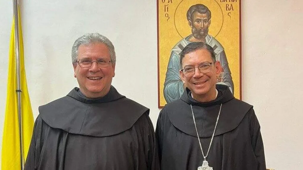 Imagem Frei Patton Frei Bruno Varriano do artigo Papa Francisco nomeia brasileiro para diocese em Jerusalém