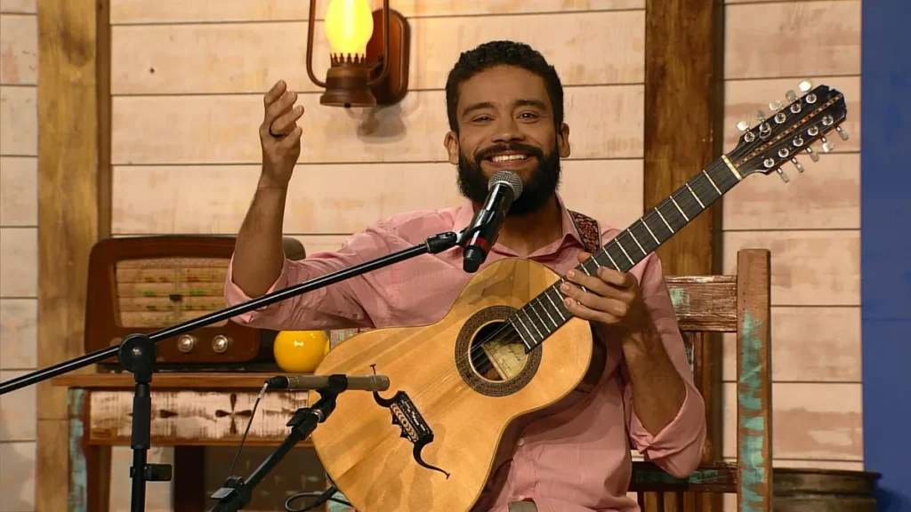 Imagem LDS 16 1 Reproducao TV Aparecida 1 do artigo "Luar do Sertão" recebe o artista mineiro Téo Azevedo