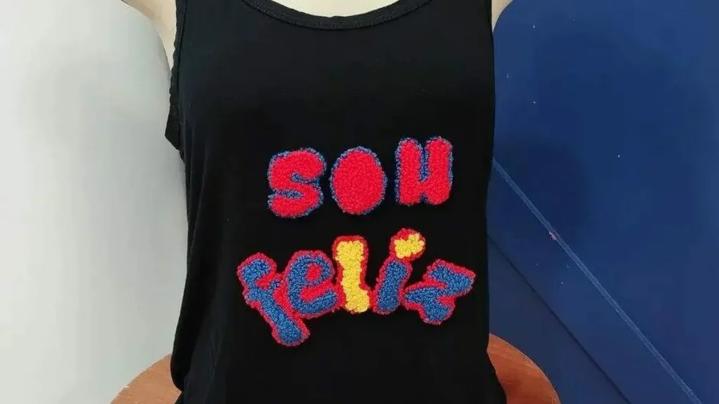 Imagem bordado agulha magica do artigo Aplicação de bordado com Agulha Mágica na camiseta - Faça Você Mesmo