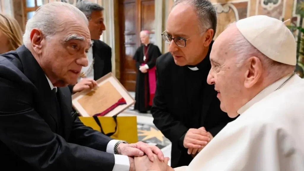 Imagem martin scorsese e papa francisco do artigo Inspirado por Papa Francisco, Martin Scorsese fará filme sobre Jesus