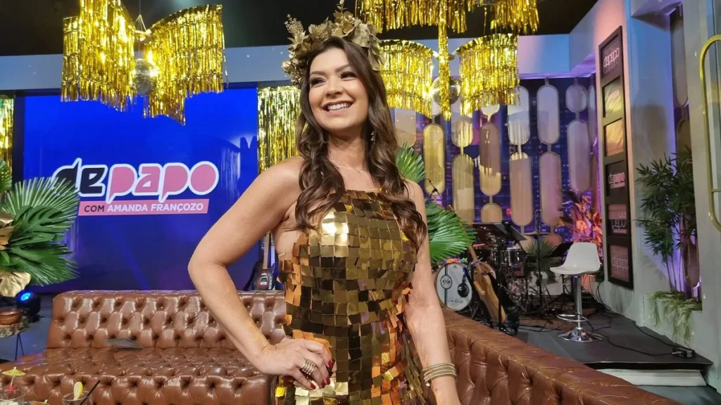 Imagem Amanda Francozo by Juana Tannus do artigo Amanda Françozo reúne amigos e dá dicas para o Carnaval em seu programa