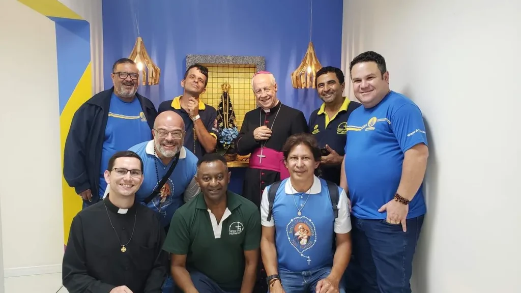 Imagem Terco no programa Com a Mae Aparecida do artigo Reze novamente com grupos do Terço dos Homens da 16ª edição da Romaria