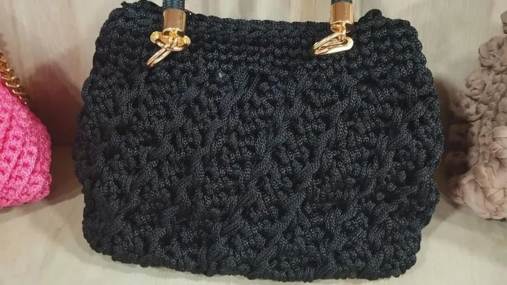 Imagem BOLSA do artigo Bolsa estela em crochê de grampo - Faça Você Mesmo