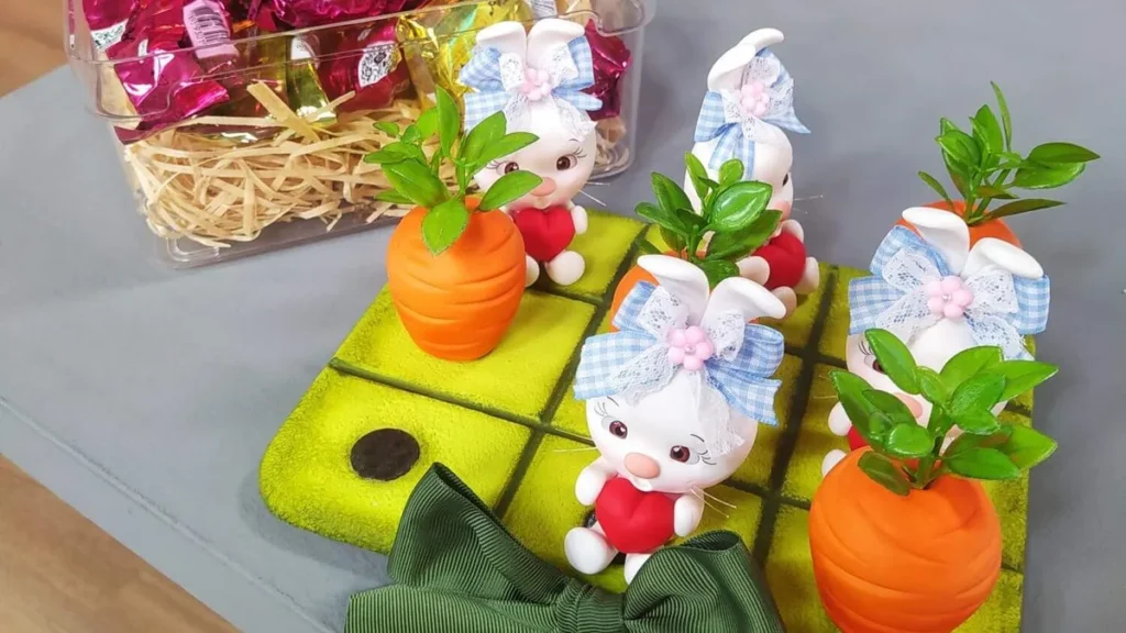 Imagem coelho do artigo Caixa para Doces (Biscuit) - Aula 4: Minicurso Faça você mesmo