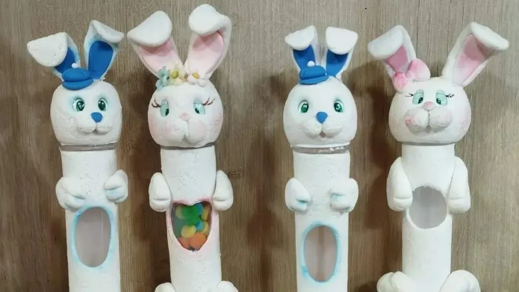 Imagem tubete pascoa do artigo Tubete de Páscoa em Biscuit - Faça Você Mesmo
