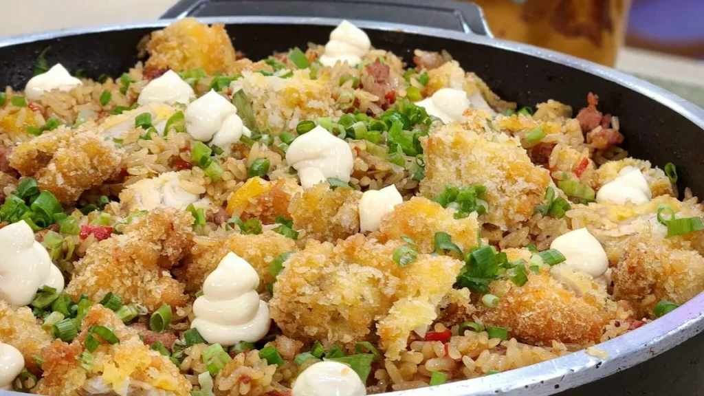 Imagem galinhada com frango do artigo Galinhada com Frango Crocante - Santa Receita