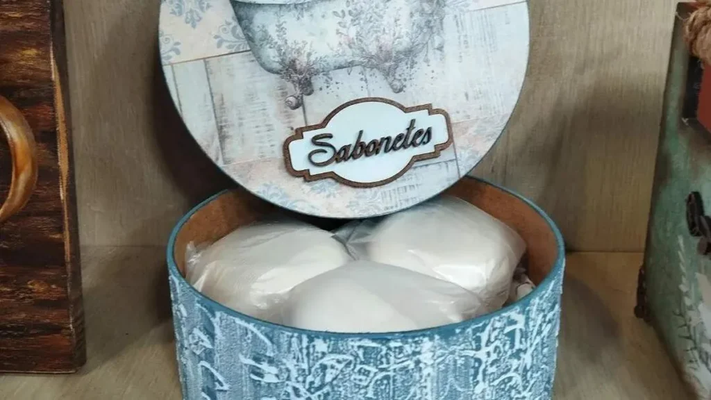 Imagem caixa sabonete do artigo Caixa para Sabonete em Decoupage - Faça Você Mesmo