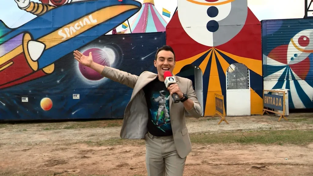 Imagem QTS Circo Reproducao TV Aparecida 1 do artigo Rogério Chiaravalli comanda especial em homenagem ao Circo, na TV Aparecida