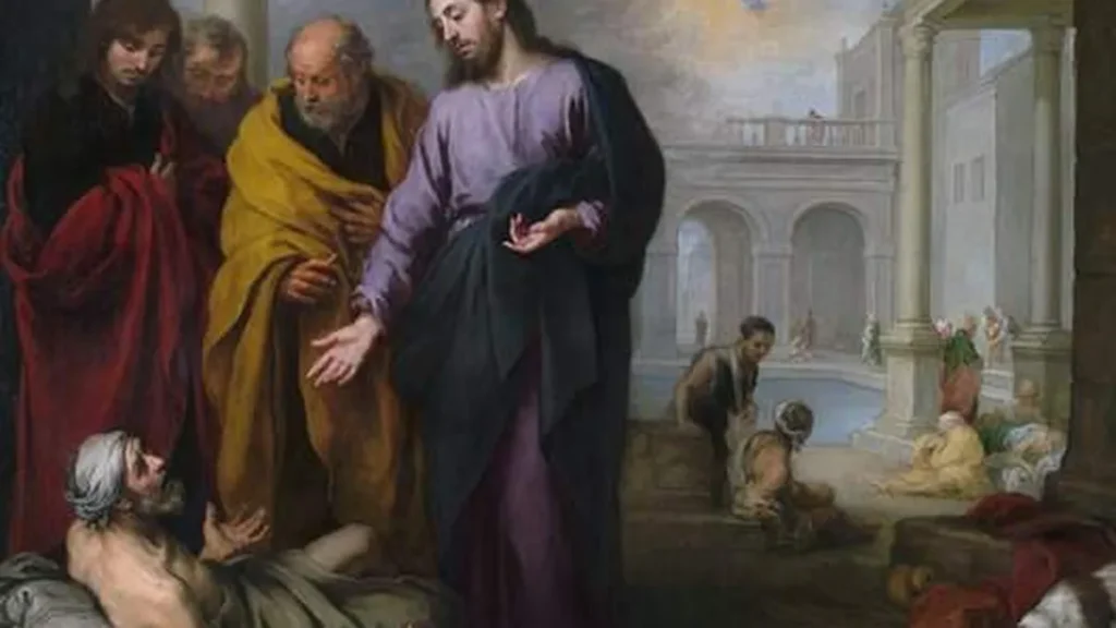 Imagem Jesus cura o paralitico em Betesda do artigo A misericórdia como porta