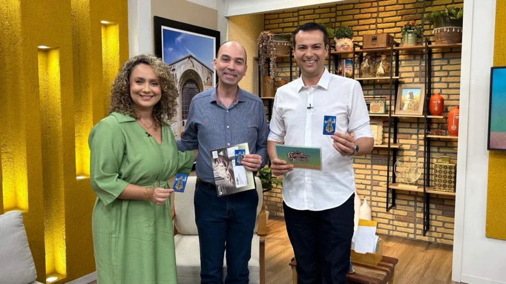 Imagem Bianca Padre Fabio e Irmao Alan do artigo Pe. Fábio conta os Preparativos da Semana Santa