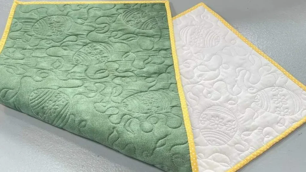 Imagem caminho de mesa do artigo Caminho de mesa de Páscoa em Quilting - Faça Você Mesmo