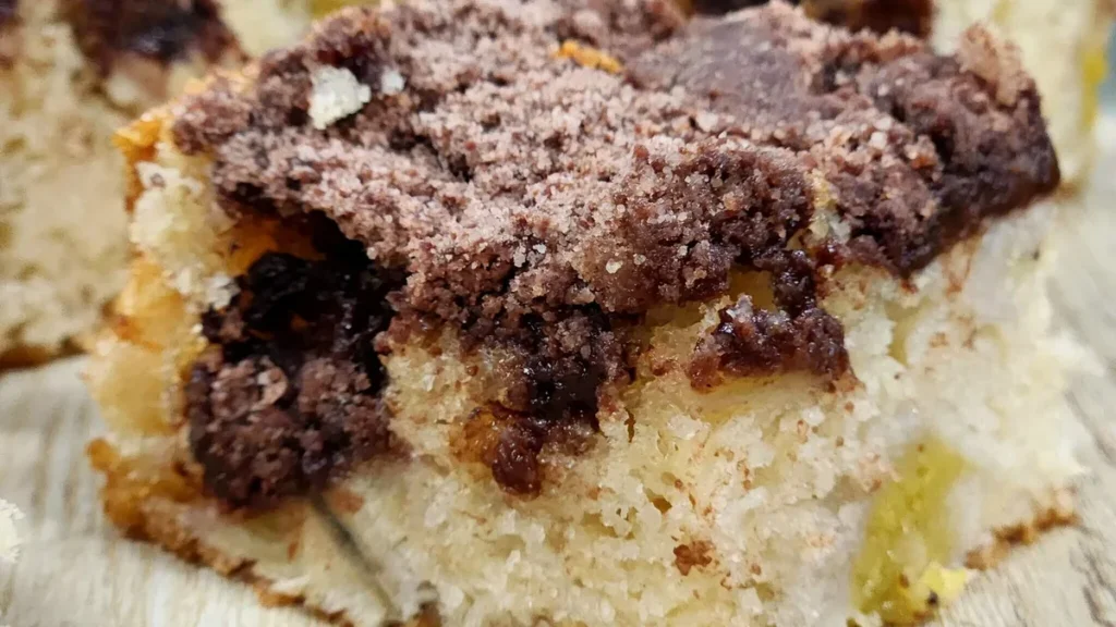 Imagem cuca de banana com chocolate do artigo Cuca de Banana com Chocolate - Santa Receita