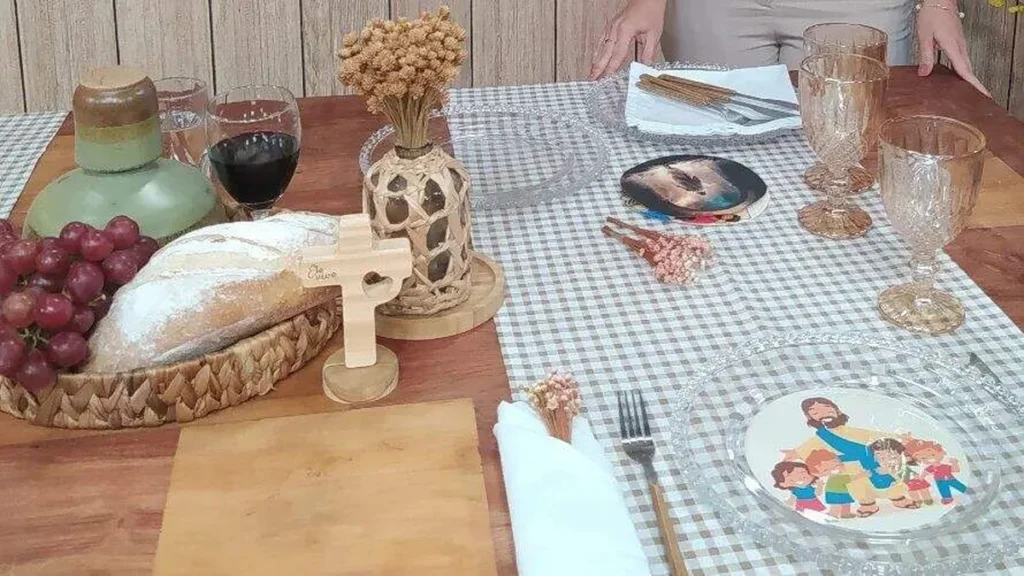 Imagem mesa posta do artigo Mesa posta de Páscoa - Faça Você Mesmo