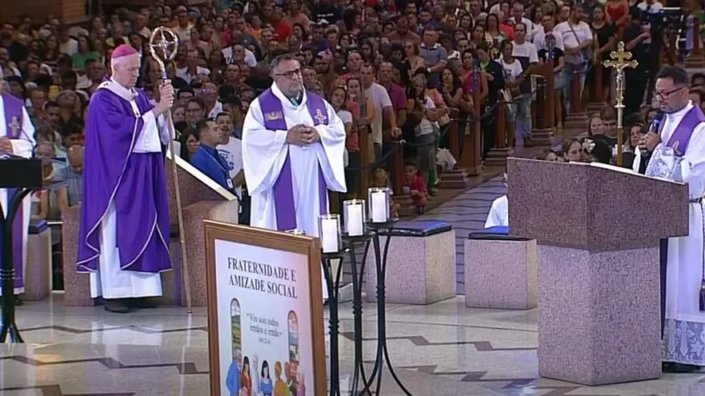 Imagem missa 3 domingo quaresma 2024 do artigo Casa da Mãe recebe membros do Instituto Vidas Raras