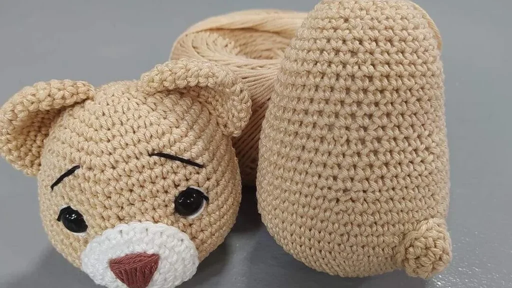 Imagem 1 ursinho amigurumi fvm aula2 do artigo Ursinho de Amigurumi – Minicurso Faça Você Mesmo (Aula 2)
